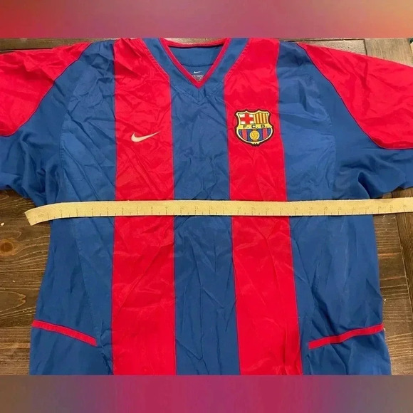 FC BARCELONA 2002-03 HOME SHIRT  PLAYER ISSUE NIKE JERSEY SOCCER ETO’O. RARE - Picture 9 of 10